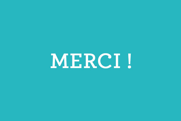 Merci !